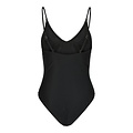 PIECES Pieces Ladies Swimsuit PCBAOMI Round Neckline Plain Black