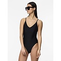 PIECES Pieces Ladies Swimsuit PCBAOMI Round Neckline Plain Black