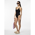 PIECES Pieces Ladies Swimsuit PCBAOMI Round Neckline Plain Black