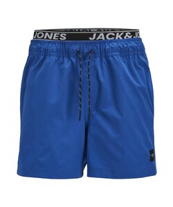 Jack & Jones Men's Swim Short JPSTMAUI JJSWIM Double Waistband Blue
