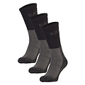 Cat Caterpillar Heavy Duty Men's Work Socks 3 pair Black/Grey