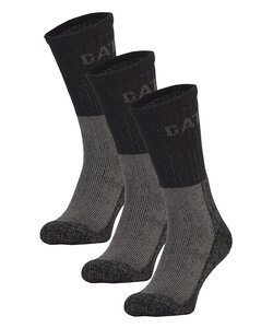 Caterpillar Heavy Duty Men's Work Socks 3 pair Black/Grey