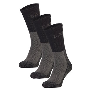 Caterpillar Heavy Duty Men's Work Socks 3 pair Black/Grey