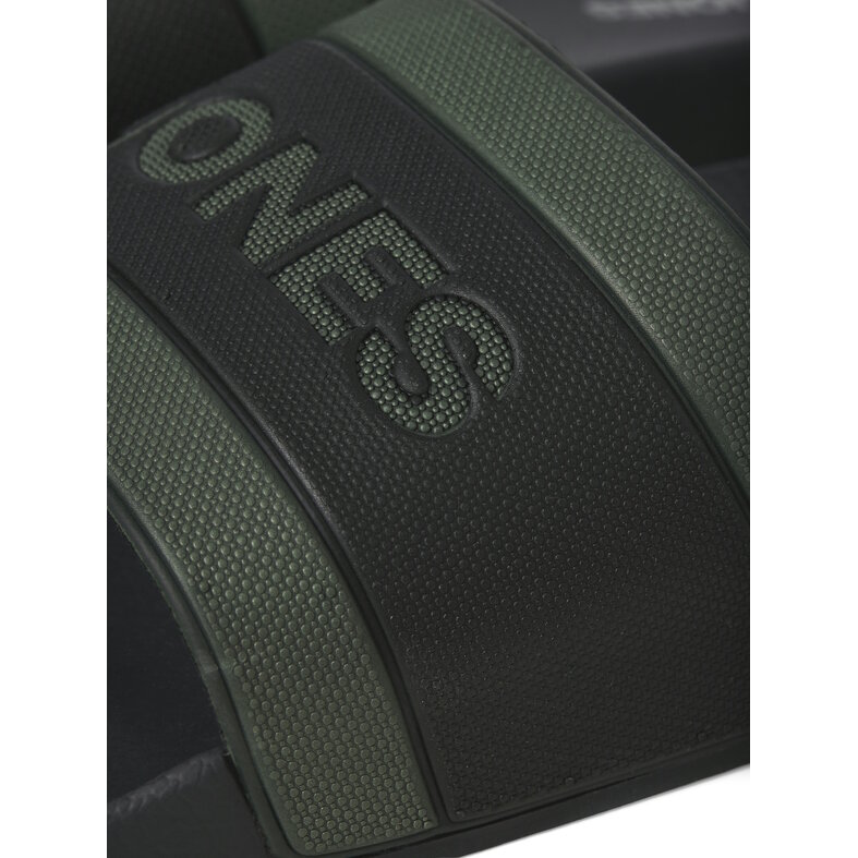 Jack & Jones Jack & Jones Men's Bathing Slippers JFWJARRED Anthracite/Dark Green