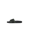 Jack & Jones Jack & Jones Heren Badslippers JFWJARRED Antraciet/Donkergroen