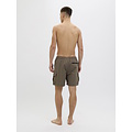Jack & Jones Jack & Jones Men's Swim Short JPSTNAXOS CARGO Solid Dark Brown