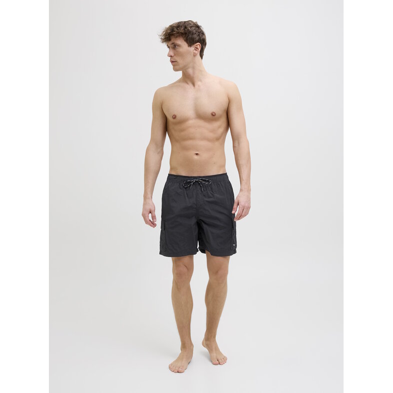 Jack & Jones Jack & Jones Men's Swim Short JPSTNAXOS CARGO Solid Black