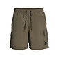 Jack & Jones Jack & Jones Men's Swim Short JPSTNAXOS CARGO Solid Dark Brown