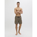 Jack & Jones Jack & Jones Men's Swim Short JPSTNAXOS CARGO Solid Dark Brown