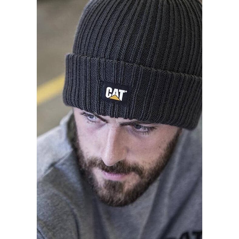 Cat CAT Workwear Beanie Rib C443 Black