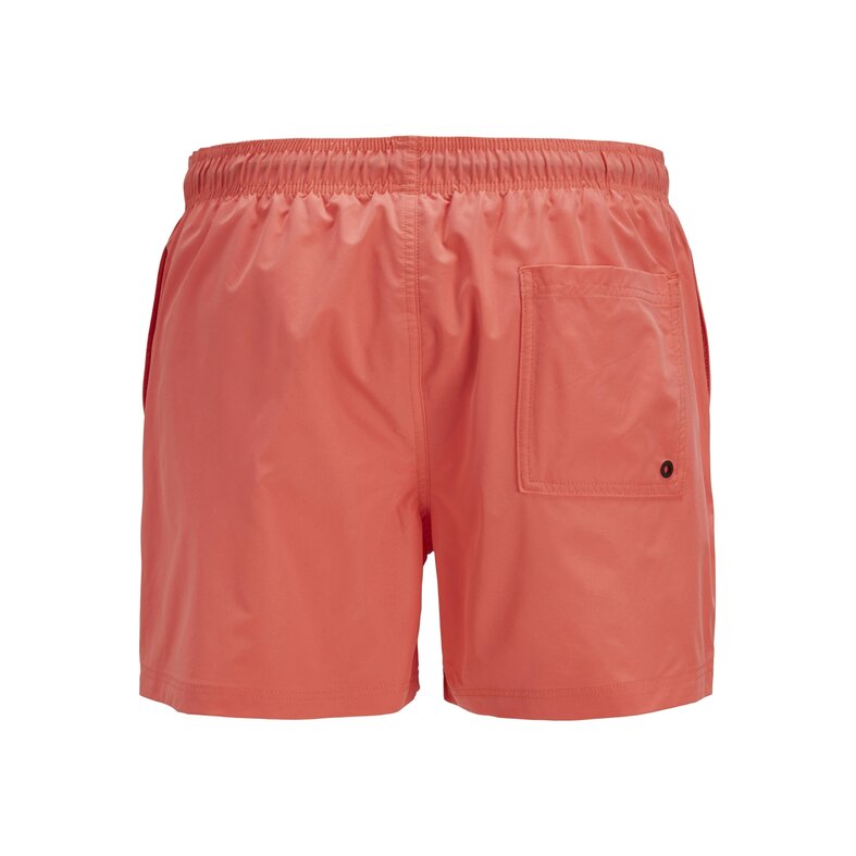 Jack & Jones Jack & Jones Heren Zwemshort JPSTMAUI Double Logo Effen Hot Coral