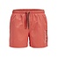 Jack & Jones Jack & Jones Men's Swim Short JPSTMAUI Double Logo Solid Hot Coral