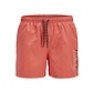 Jack & Jones Jack & Jones Men's Swim Short JPSTMAUI Double Logo Solid Hot Coral