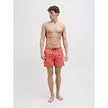 Jack & Jones Jack & Jones Men's Swim Short JPSTMAUI Double Logo Solid Hot Coral