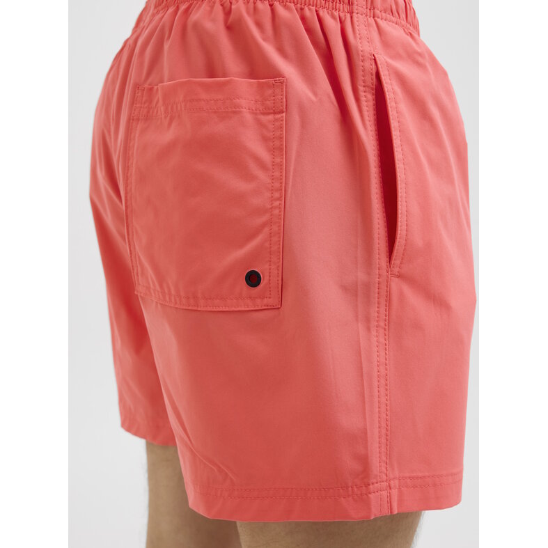 Jack & Jones Jack & Jones Heren Zwemshort JPSTMAUI Double Logo Effen Hot Coral