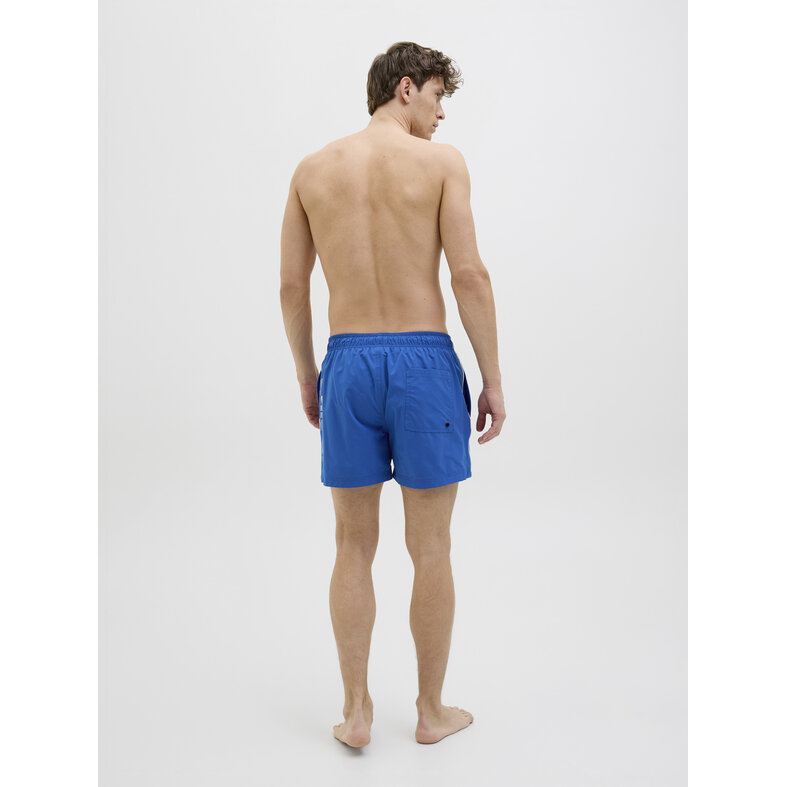 Jack & Jones Jack & Jones Men's Swim Short JPSTMAUI JJSWIM Splicelogo Solid Blue