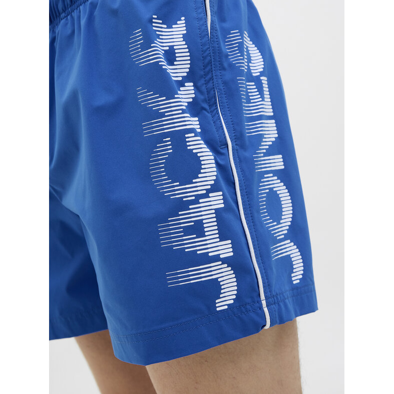 Jack & Jones Jack & Jones Men's Swim Short JPSTMAUI JJSWIM Splicelogo Solid Blue