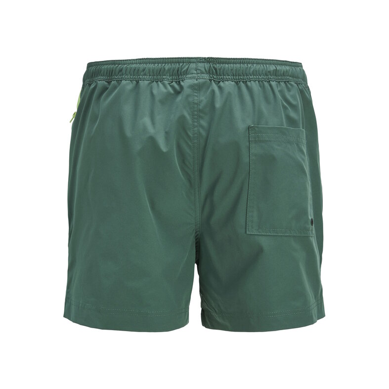 Jack & Jones Jack & Jones Men's Swim Short JPSTMAUI Blocked Zip Green
