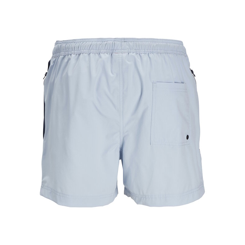 Jack & Jones Jack & Jones Men's Swim Short JPSTMAUI Blocked Zip Ice Blue