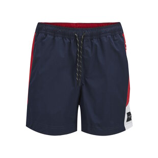 Jack & Jones Men's Swim Short JPSTMAUI Blocked Zip Dark Blue