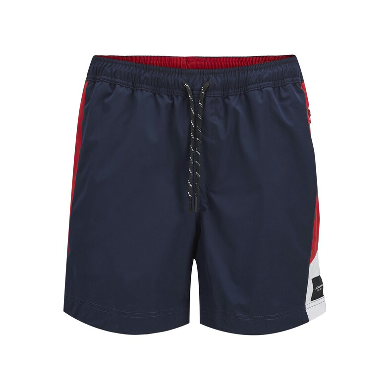 Jack & Jones Jack & Jones Men's Swim Short JPSTMAUI Blocked Zip Dark Blue