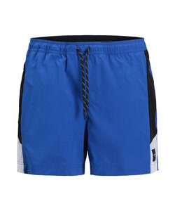 Jack & Jones Heren Zwemshort JPSTMAUI Blocked Zip Blauw