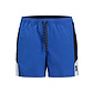 Jack & Jones Jack & Jones Heren Zwemshort JPSTMAUI Blocked Zip Blauw