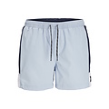 Jack & Jones Jack & Jones Heren Zwemshort JPSTMAUI Blocked Zip Ijsblauw
