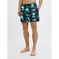 Jack & Jones Jack & Jones Men's Swim Short JPSTMAUI Flamingo Print Blue