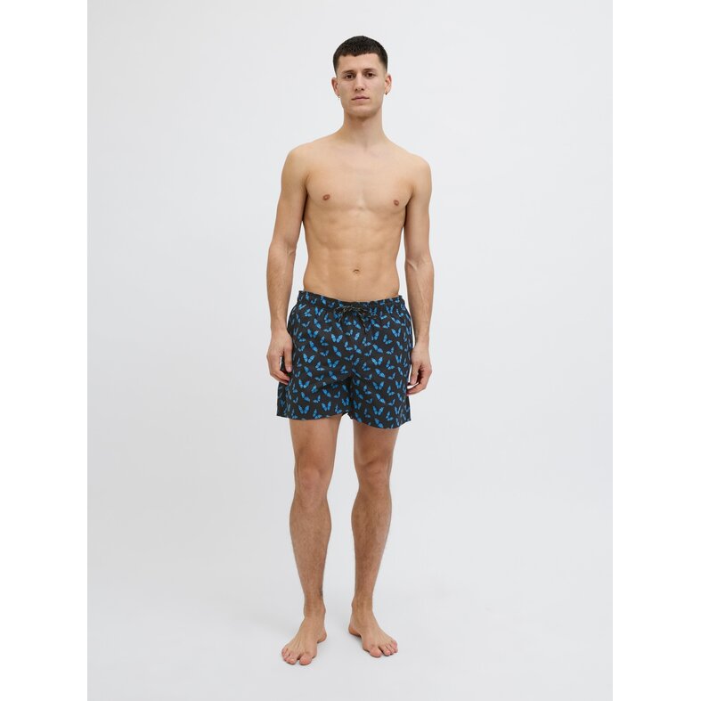 Jack & Jones Jack & Jones Heren Zwemshort JPSTMAUI Vlinders Print Zwart