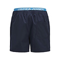 Jack & Jones Jack & Jones Men's Swim Short JPSTMAUI Neon Double Waistband Dark Blue/Light Blue