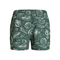 Jack & Jones Jack & Jones Heren Zwemshort JPSTMAUI MATURE Schelpen Print Groen