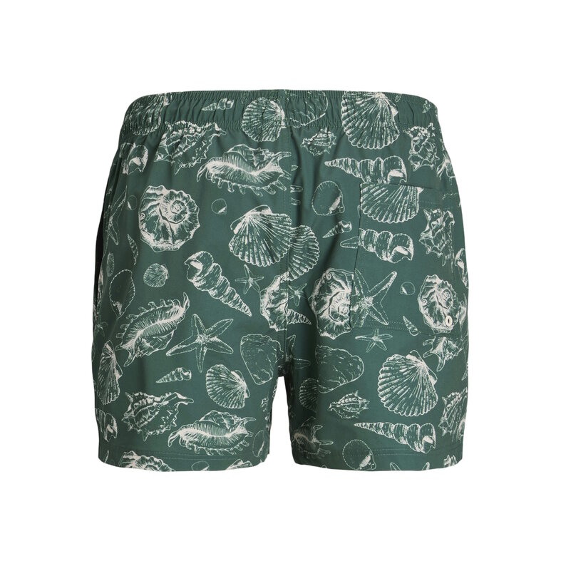 Jack & Jones Jack & Jones Men's Swim Short JPSTMAUI MATURE Shell Print Green