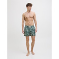 Jack & Jones Jack & Jones Men's Swim Short JPSTMAUI MATURE Shell Print Green
