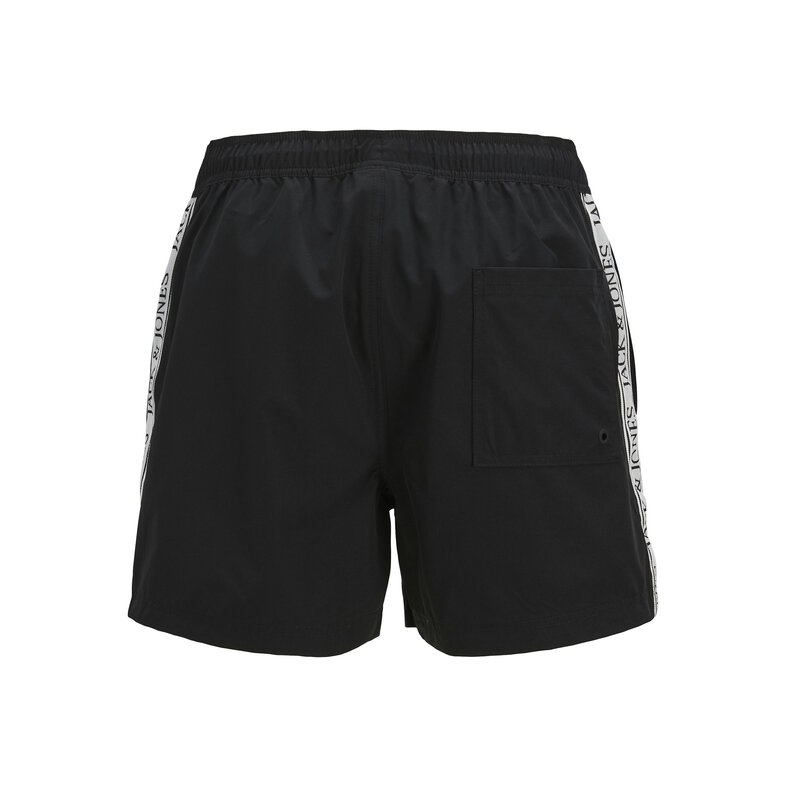 Jack & Jones Jack & Jones Men's Swim Short JPSTMAUI LOGO TAPE Black