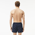 Lacoste Lacoste Men's Wide Boxer Shorts Cotton 3-Pack Light Blue/Dark Blue