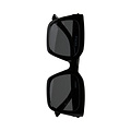 PIECES Pieces Ladies Sunglasses PCBALLA Black
