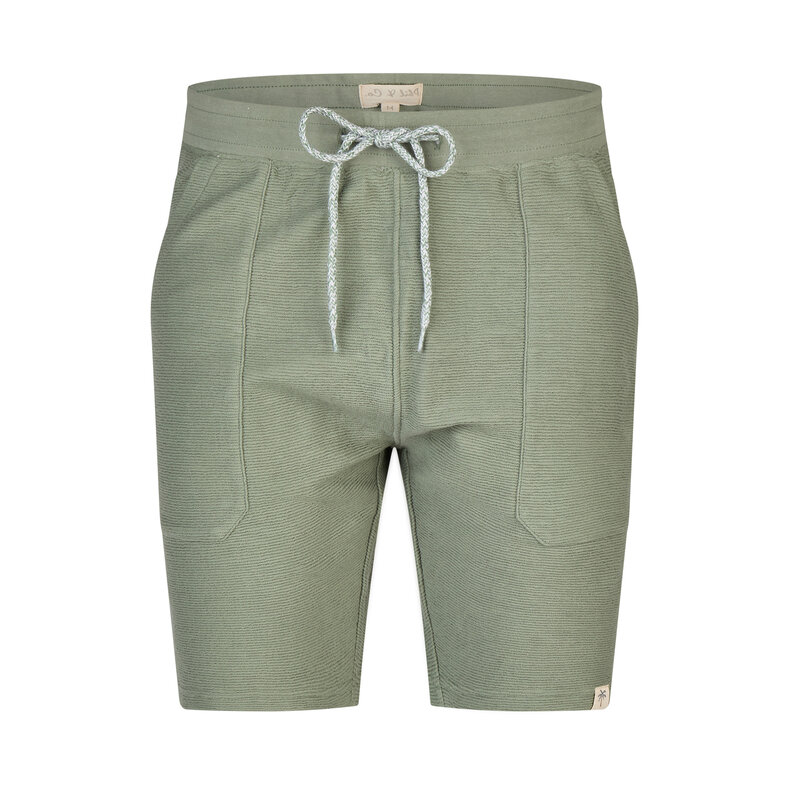 Phil & Co Phil & Co Heren Korte Pyjama Lounge Set Shortama Groen