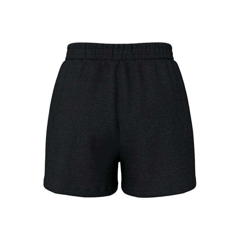 PIECES Pieces Women's Loose Shorts PCCHILLI Sweat Pants Solid Black