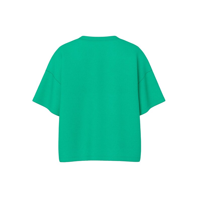 PIECES Pieces Dames T-shirt PCCHILLI Sweatshirt Ronde Hals Effen Groen