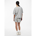 PIECES Pieces Dames T-shirt PCCHILLI Sweatshirt Ronde Hals Effen Grijs