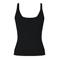 PIECES Pieces Ladies Shirt PCMAY Top With Straps Plain Black