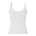 PIECES Pieces Ladies Shirt PCMAY Top With Straps Plain White