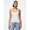 PIECES Pieces Ladies Shirt PCMAY Top With Straps Plain White
