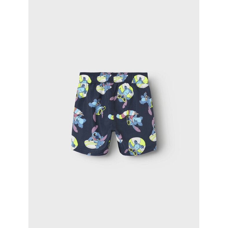 Name It Name It Jongens Lange Zwemshorts NMMMIC Stitch Donkerblauw