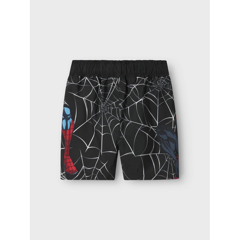 Name It Name It Jongens Lange Zwemshorts NMMMAVE Spiderman Zwart