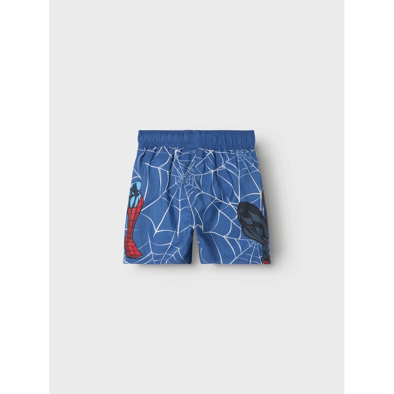 Name It Name It Jongens Lange Zwemshorts NMMMAVE Spiderman Blauw