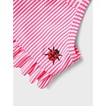 Name It Name It Girls Bikini Set NMFZAMMER Striped Ladybug Print Pink