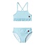 Name It Name It Meisjes Bikini Set NMFZAMMER Gestreept Lieveheersbeestjes Print Lichtblauw