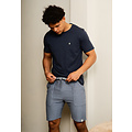 Phil & Co Phil & Co Men's Short Pyjamas Lounge Set Shortama Dark Blue